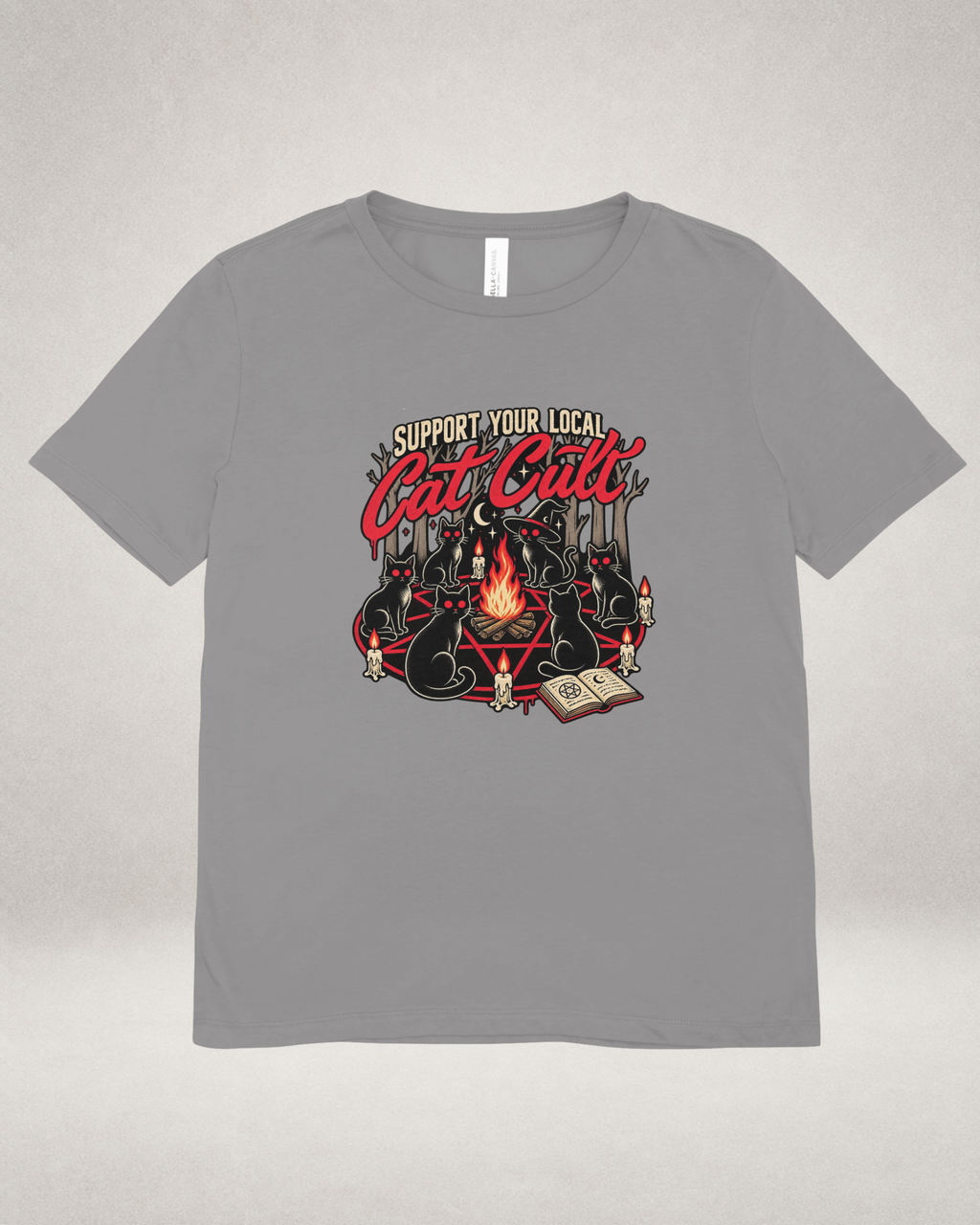 Playera Cat Cult Halloween