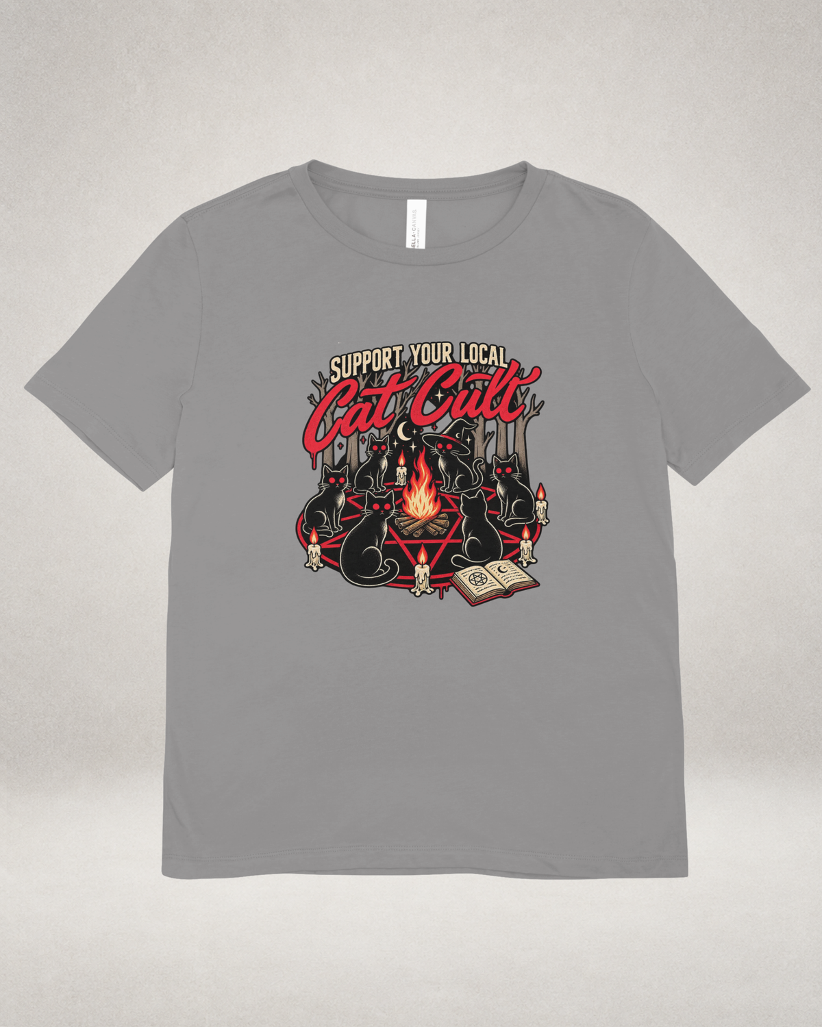 Playera Cat Cult Halloween